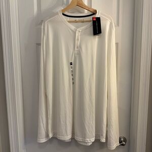 NWT Under Armour Threadborne Fitted Performance Henley